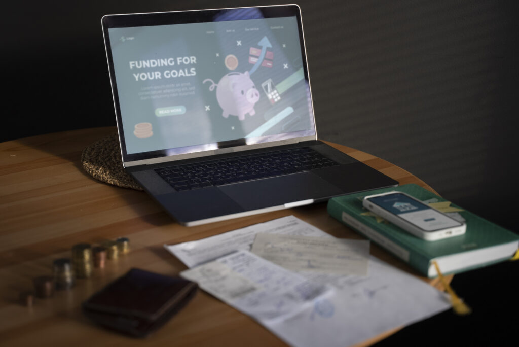 simple budgeting setup with one financial planning tool