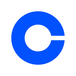 a blue circle with a white circle in the middle